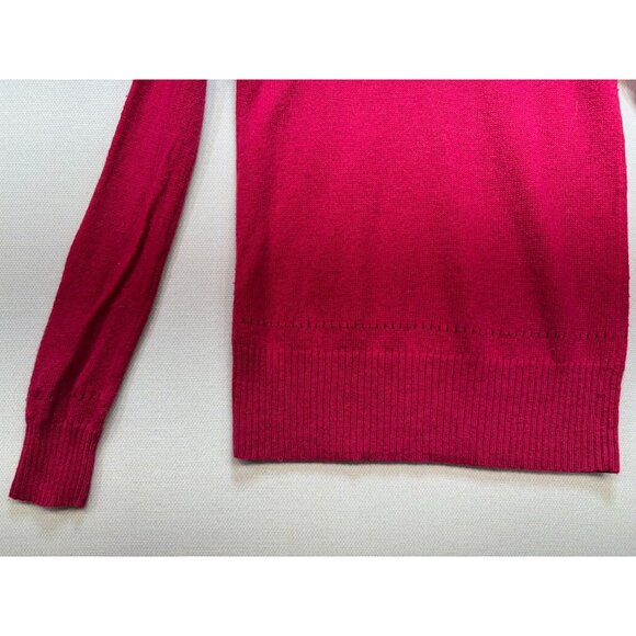 American Eagle Outfitters Womens Knitted Pullover Sweater Size M Red Long Sleeve - Picture 11 of 12